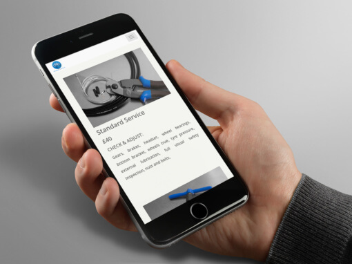 Mobile Cycle Tech – Website Design