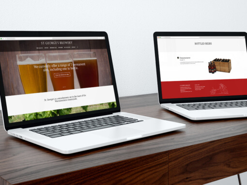 St Georges Brewery – Website Design