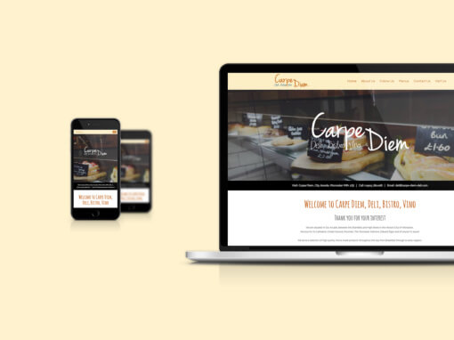 Carpe Diem Deli – Website Design