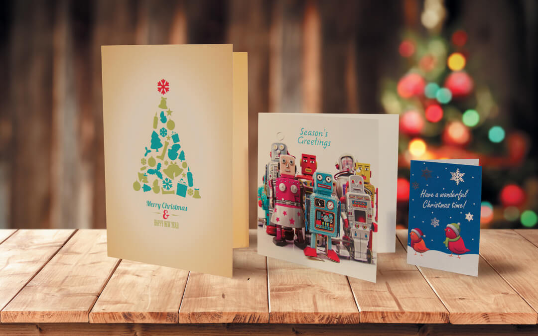 Premium Silk Christmas Cards